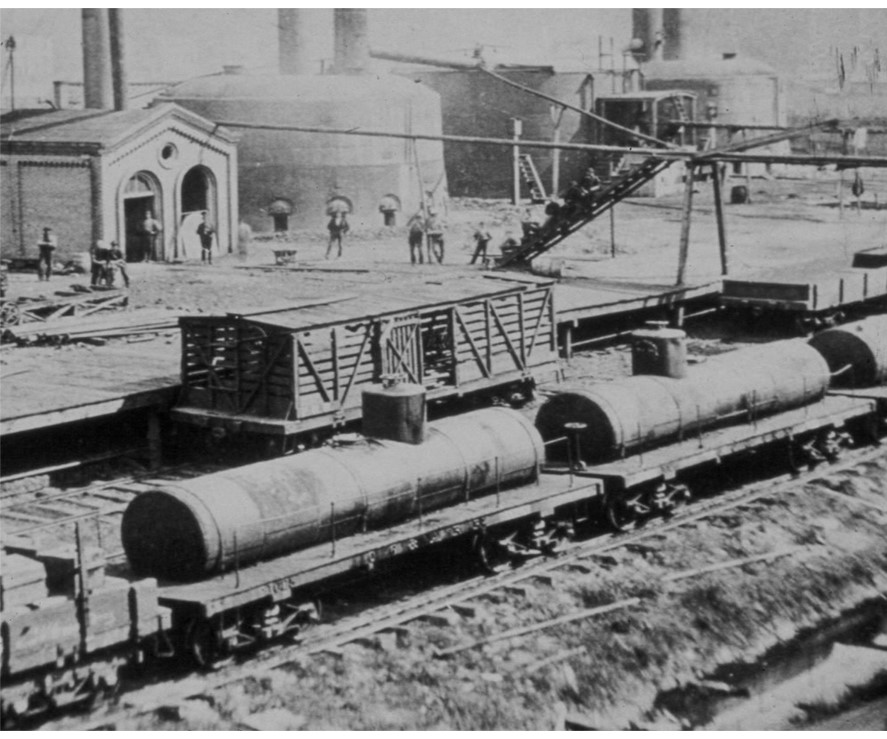 887px x 739px - Vintage Train porn. UTLX's first real tank cars. Built from old locomotive  boilers. : r/TrainPorn